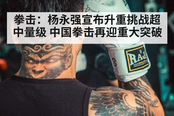 拳击:杨永强宣布升重挑战超中量级 中国拳击再迎重大突破